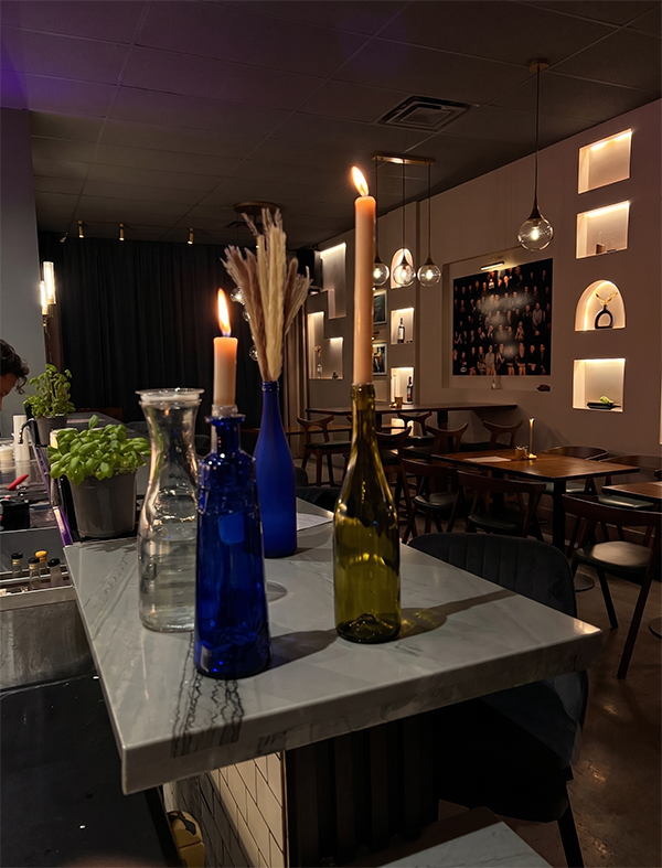 Evening ambiance and cocktail hour at Heyday Miami